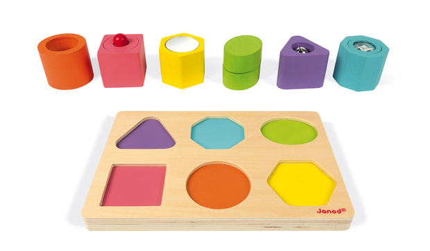 Puzzle 6 Cubes Sensoriels I WOOD JANOD