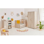 Chambre lit 60x120 + commode + armoire FOREST