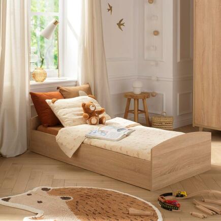 Little big bed 70x140 cm Charlie - Chêne doré - Hêtre vernis naturel BEBE9 CREATION - 2