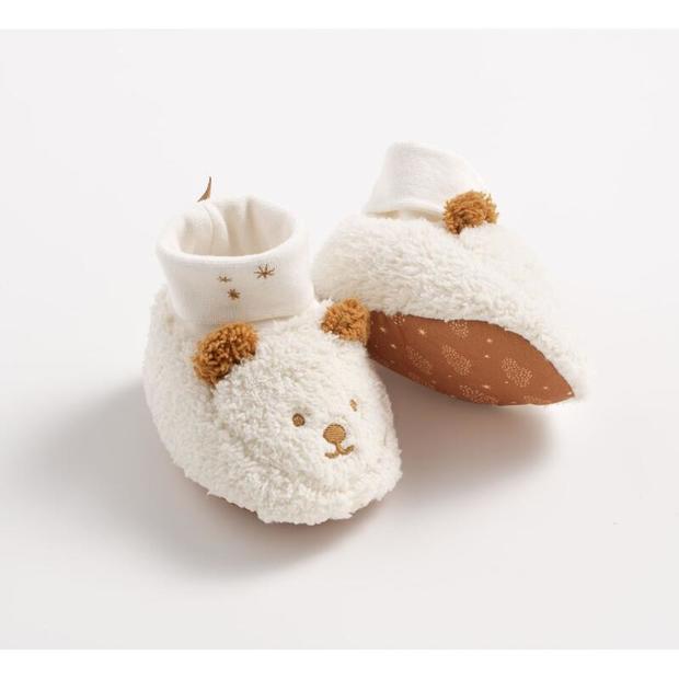 Chaussons 0-6 mois Orsino - Beige SAUTHON Baby déco