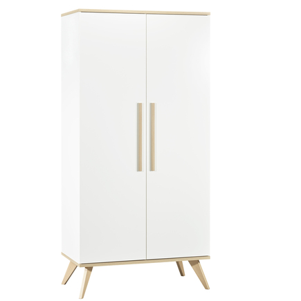 Armoire 2 portes Fanon Blanc BEBE9 CREATION