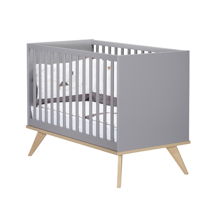 Lit Bebe 60x1 Cm Fanon Gris Vente En Ligne De Chambre Bebe Bebe9