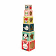 Pyramide 6 cubes - Baby Forest JANOD