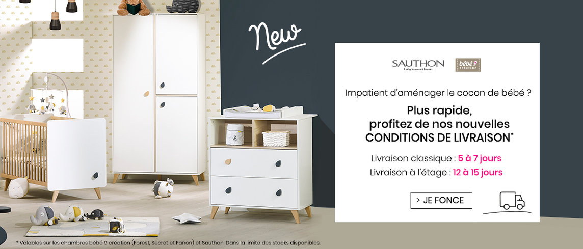 magasin de puériculture bébé 9 : chambre de bébé, poussette et lit