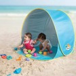 Tente de Plage Anti-UV Bleue LUDI - 2