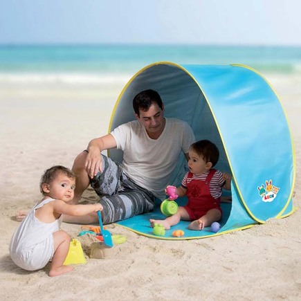 Tente de Plage Anti-UV Bleue LUDI - 7