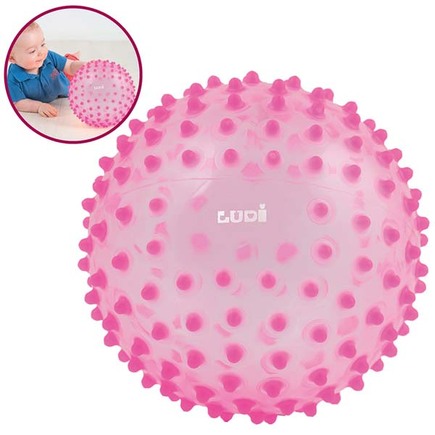 Balle Sensorielle Rose LUDI, Vente en ligne de Jouet d'éveil