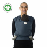 Écharpe de portage extensible Tricot Slen Organic Bluejeans