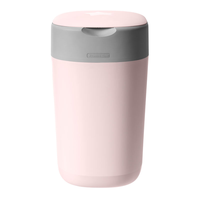 Tommee Tippee Poubelle à couches Twist & Click Advanced rose