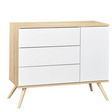 Chambre DUO Lit 140x70 + Commode Blanche SEVENTIES SAUTHON - 5