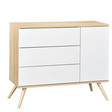 Chambre DUO Lit 120x60 + Commode Blanche SEVENTIES SAUTHON - 4