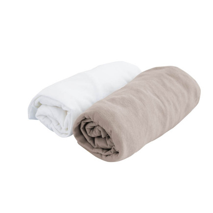 Lot De 2 Draps Housse 60x1 Cm Blanc Taupe Vente En Ligne De Linge De Lit Bebe Bebe9 Lot De 2 Draps Housse 60x1 Cm Blanc Taupe Vente En Ligne De Linge De Lit Bebe Bebe9