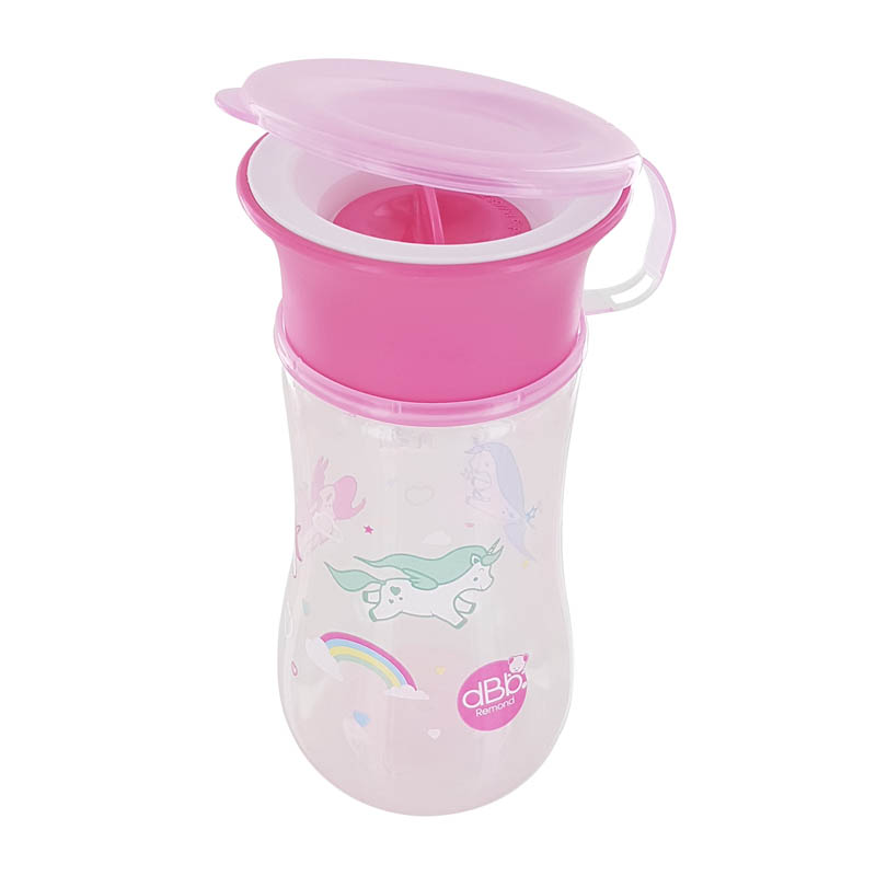 Tasse 360 Rose Translucide Vente En Ligne De Repas Bebe9