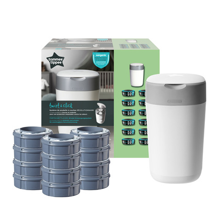 Starter pack Twist & Click Blanc + 12 recharges TOMMEETIPPEE