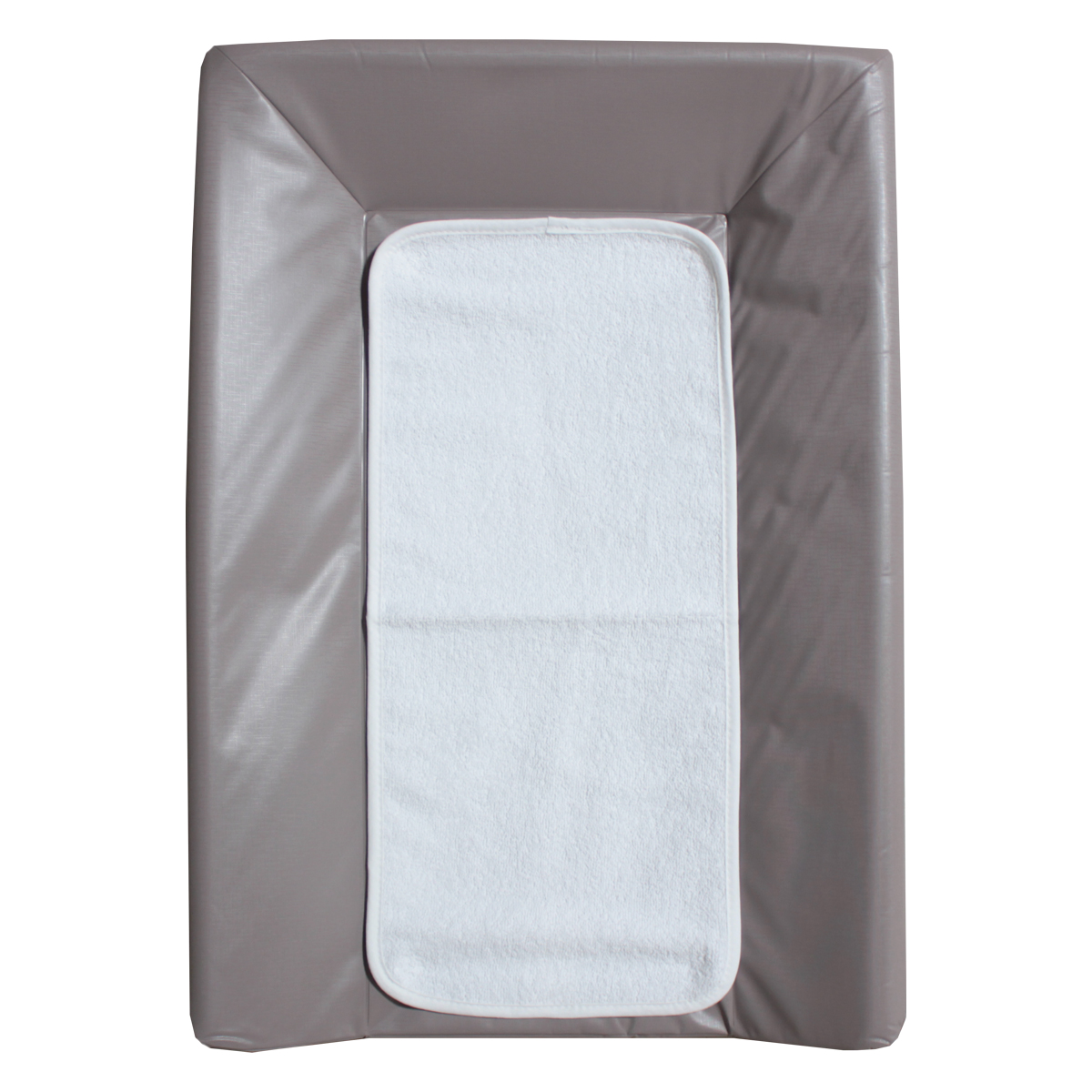 TupTam Matelas à Langer avec 2 Couches en Tissu éponge 76 x 76 cm Rosette Gris
