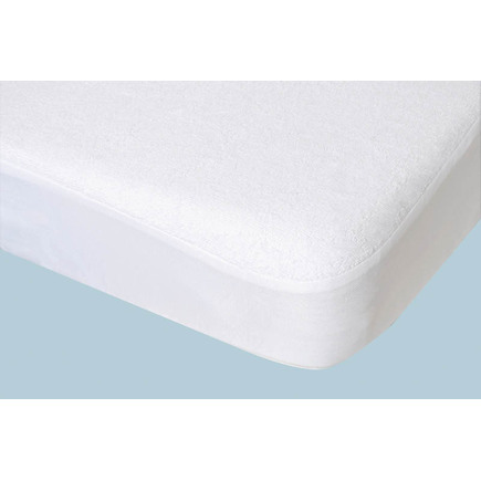 Alèse Jetable Largeur 90 cm Longueur 190 cm alaise 1 personne PLP non tissé  blanc avec élastique en tête et pied Protège matelas Hygiénique alaise