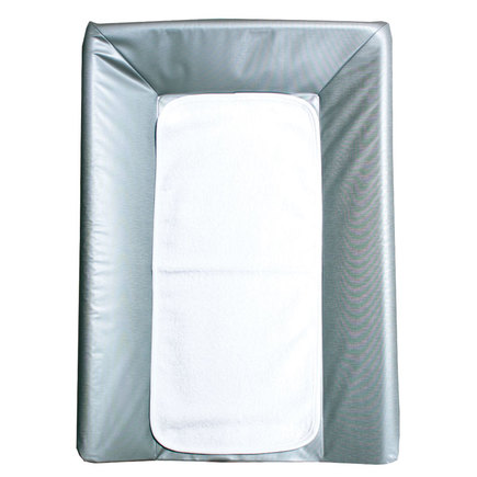 Matelas à langer Gris Piana avec 1 éponge fixation scratch BEBE9 REFERENCE