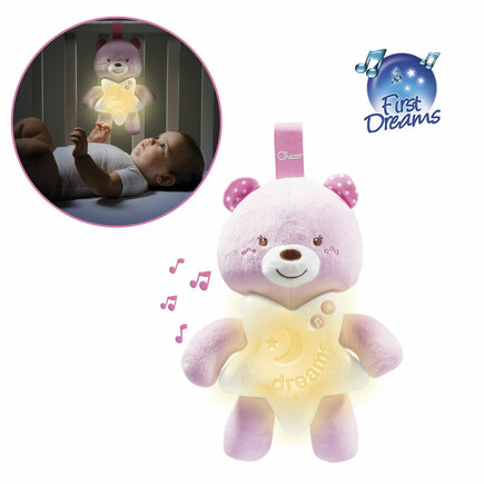 Veilleuse Petit Ourson Rose CHICCO