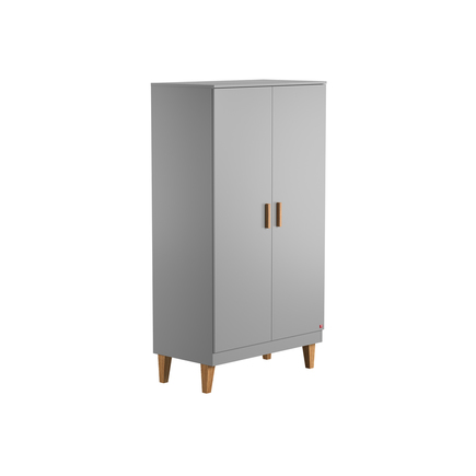 Chambre TRIO lit 70x140 commode armoire LOUNGE Gris VOX - 6