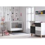 Chambre CONCEPT lit 60x120+commode+armoire Ardoise