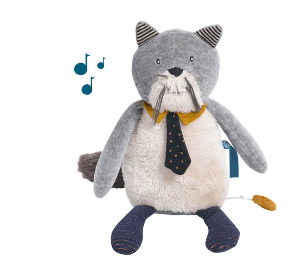Chat musical Les Moustaches MOULIN ROTY