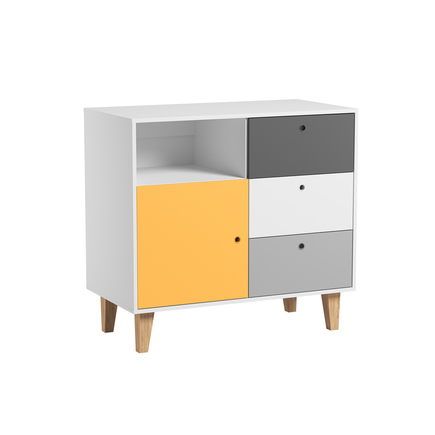 Porte additionnelle jaune safran chambre Concept VOX - 3