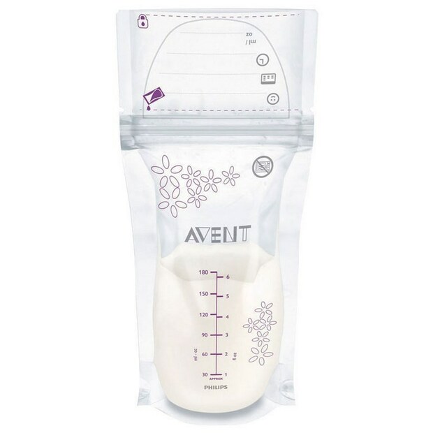 25 Sachets de conservation du lait 180ml AVENT