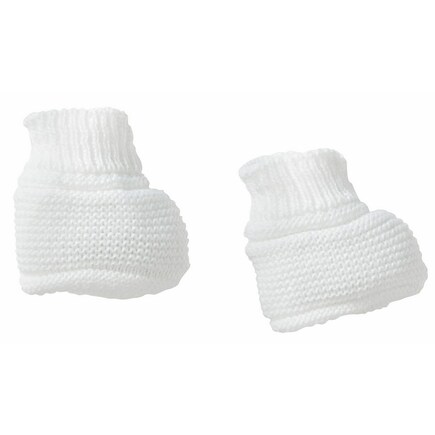 Chaussons maille blanc naissance BEBE9 CREATION, Vente en ligne de  Vêtements bébé