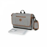 Sac à langer Messenger gris clair