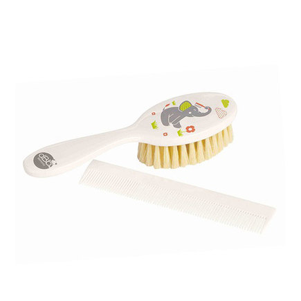 Brosse et peigne décor "Éléphant" DBB