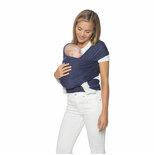 Echarpe de portage AURA Bleu Indigo