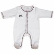 Pyjama en velours blanc 1 mois Miss Fleur de Lune SAUTHON Baby déco