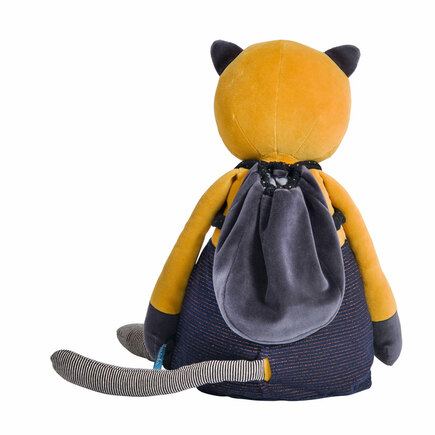 Doudou chat moutarde Lulu - Les Moustaches de Moulin Roty