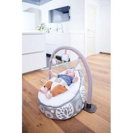 SHOT CASE - BABYMOOV Doomoo Nid - Transat bébé - Pouf Evolutif &  Multifonctions des la Naissance - Flower Argent