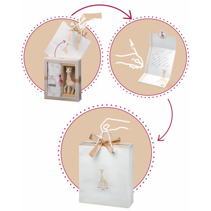 Sophie la Girafe - Coffret cadeau jouet de dentition en caoutchouc Sophie  la Girafe