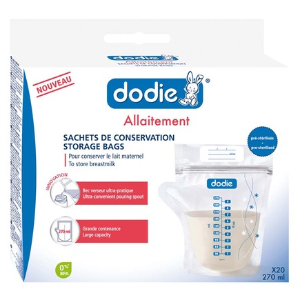 Dodie Allaitement - Sachets de conservation lait maternel - x20