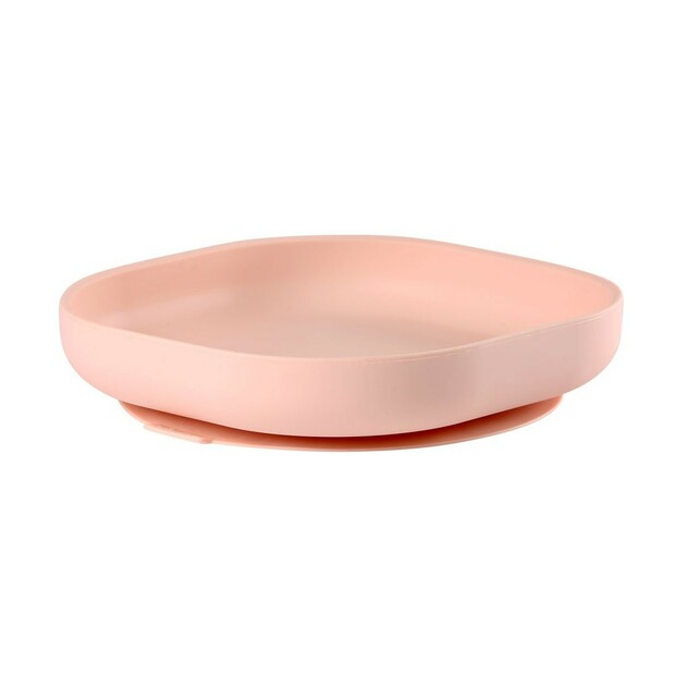 Assiette silicone ventouse light pink BEABA