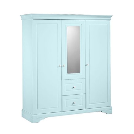 Armoire 3 Volumes Avec Miroir Elodie Bleu Vente En Ligne De Chambre Bebe Bebe9 Armoire 3 Volumes Avec Miroir Elodie Bleu Vente En Ligne De Chambre Bebe Bebe9