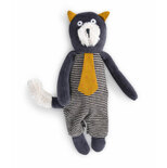 MOULIN ROTY Miniature chat gris Alphonse Les Moustaches