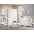 Chambre Lit 120x60 commode armoire LOFT Blanc SAUTHON