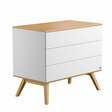 Commode Nature Baby Blanc/Bois VOX