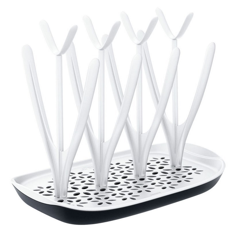 Blanc Séchoir pour bouteilles Tétines et Accessoires Bébés BEAUTYBIGBANG Egouttoir design pour 8 Biberons Blanc Séchoir pour bouteilles Tétines et Accessoires Bébés BEAUTYBIGBANG Egouttoir design pour 8 Biberons