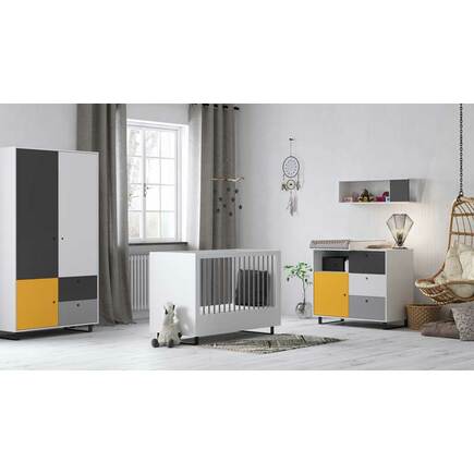 Chambre CONCEPT lit 70x140+commode+armoire Safran VOX - 7