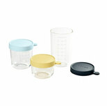 Coffret 3 Portions verre 150/250/400ml Yellow/Blue