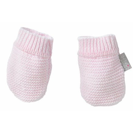 Moufles maille rose naissance BEBE9 CREATION, Vente en ligne de Vêtements  bébé