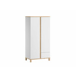 Armoire 2 portes ALTITUDE Blanc/Bois