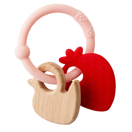 Anneau Hochet Silicone Bois Rouge Vente En Ligne De Eveil Bebe Bebe9 Anneau Hochet Silicone Bois Rouge Vente En Ligne De Eveil Bebe Bebe9