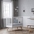 Lit transformable 70X140 Nature Baby Blanc/Bois VOX - 2
