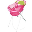 Baignoire 0-6 mois rose + pied tuyau évacuation DBB