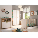 Chambre INTIMI Lit 60x120+Commode+Armoire BEBE9 CREATION